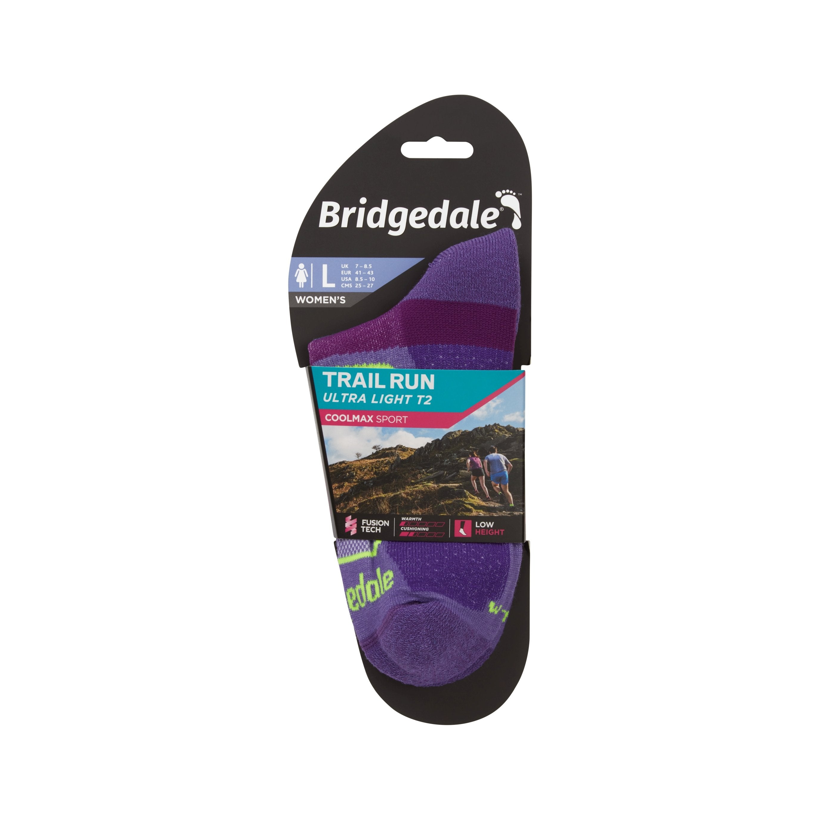 Bridgedale Womens Ultra Light T2 Coolmax Sport Low Sock