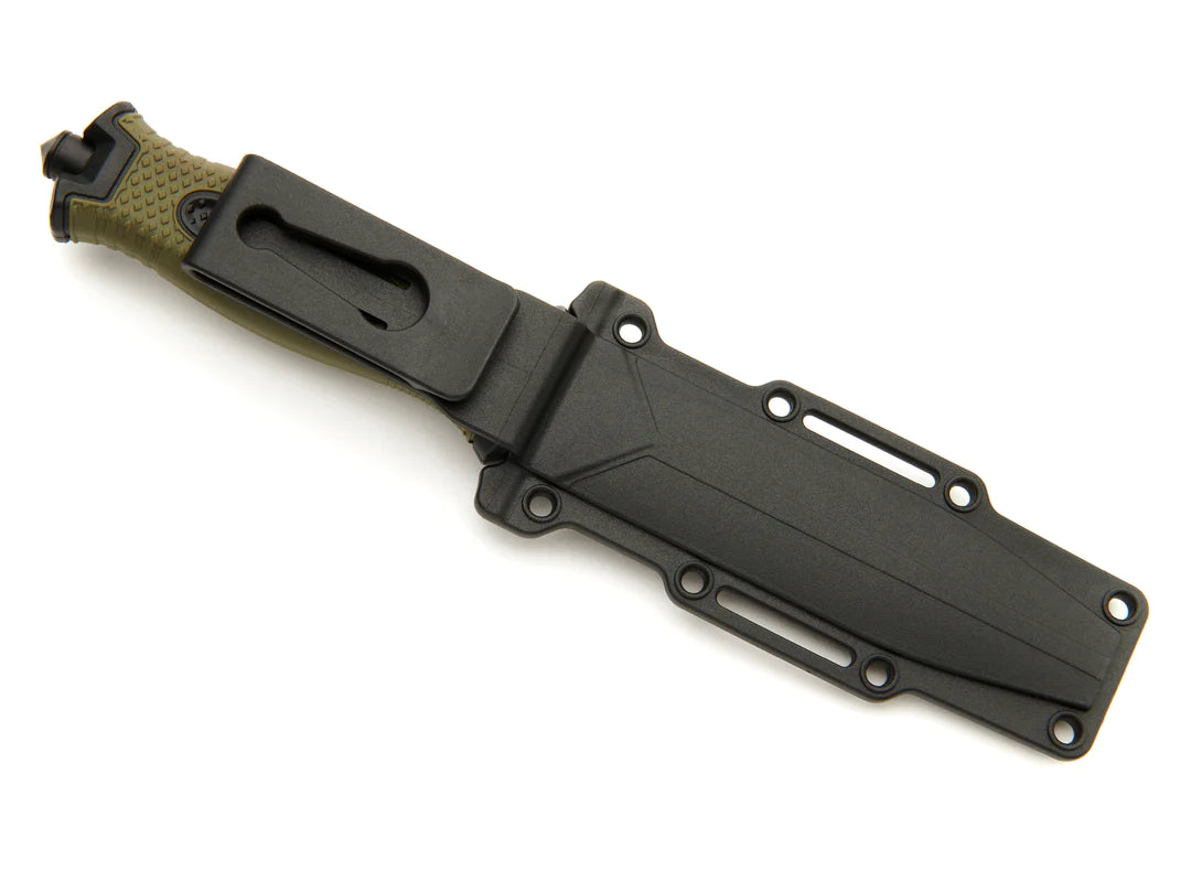 Whitby Outdoor Survival/Camping Sheath Mes met Zaagtandblad (4,5")