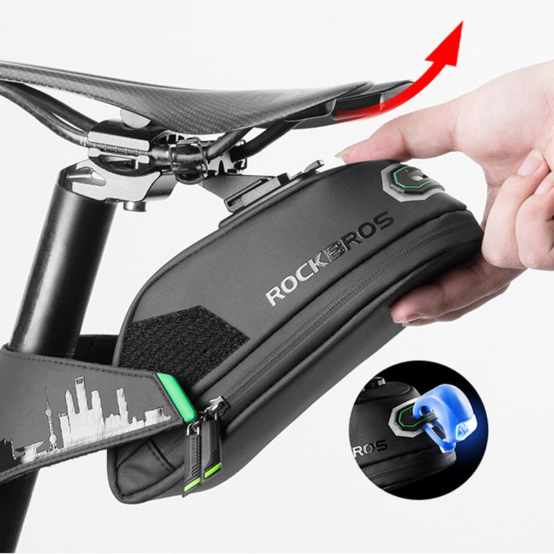 Rockbros Rainproof Bicycle Shockproof Saddle Bag
