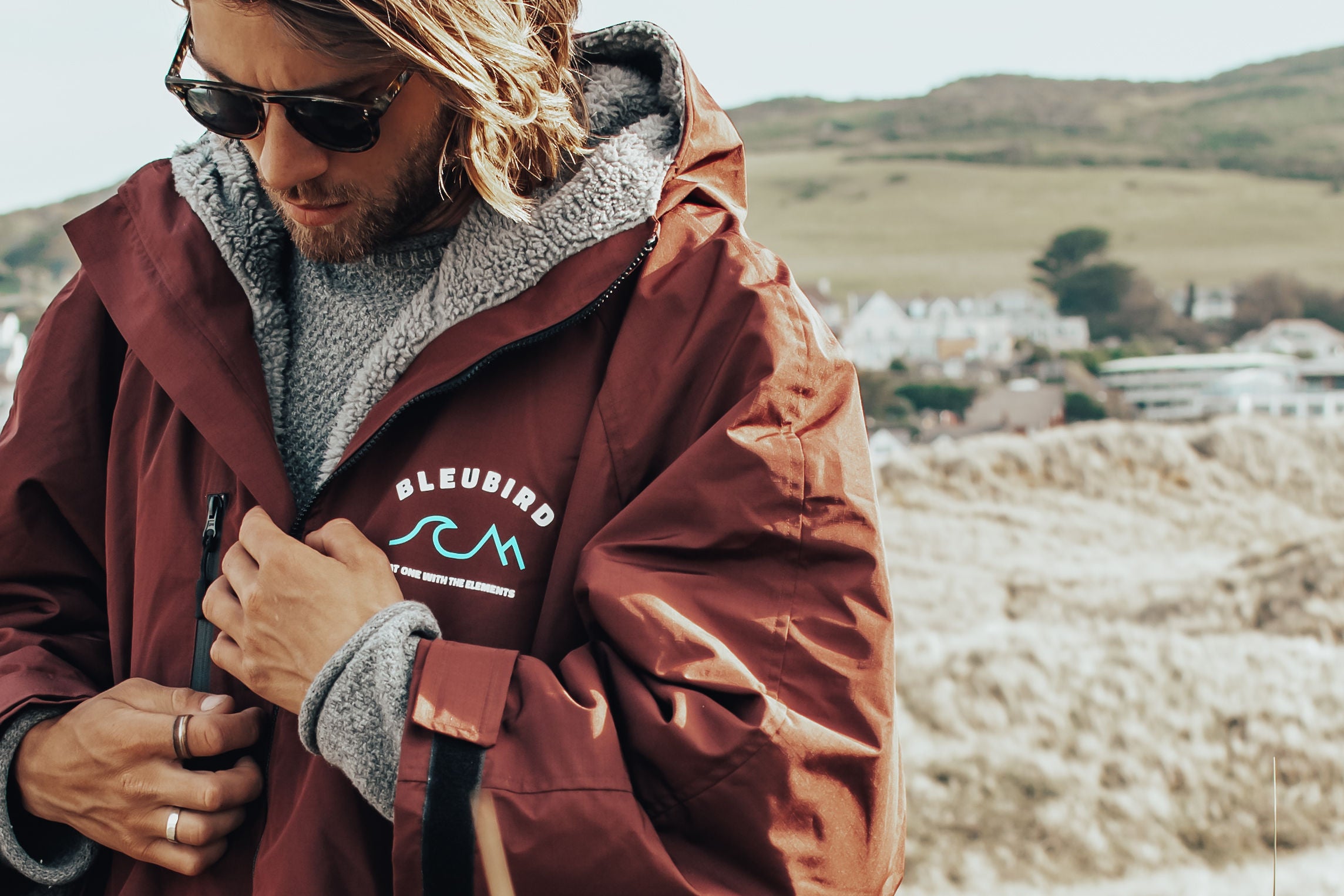 Bleubird Nordic Robe - Maroon