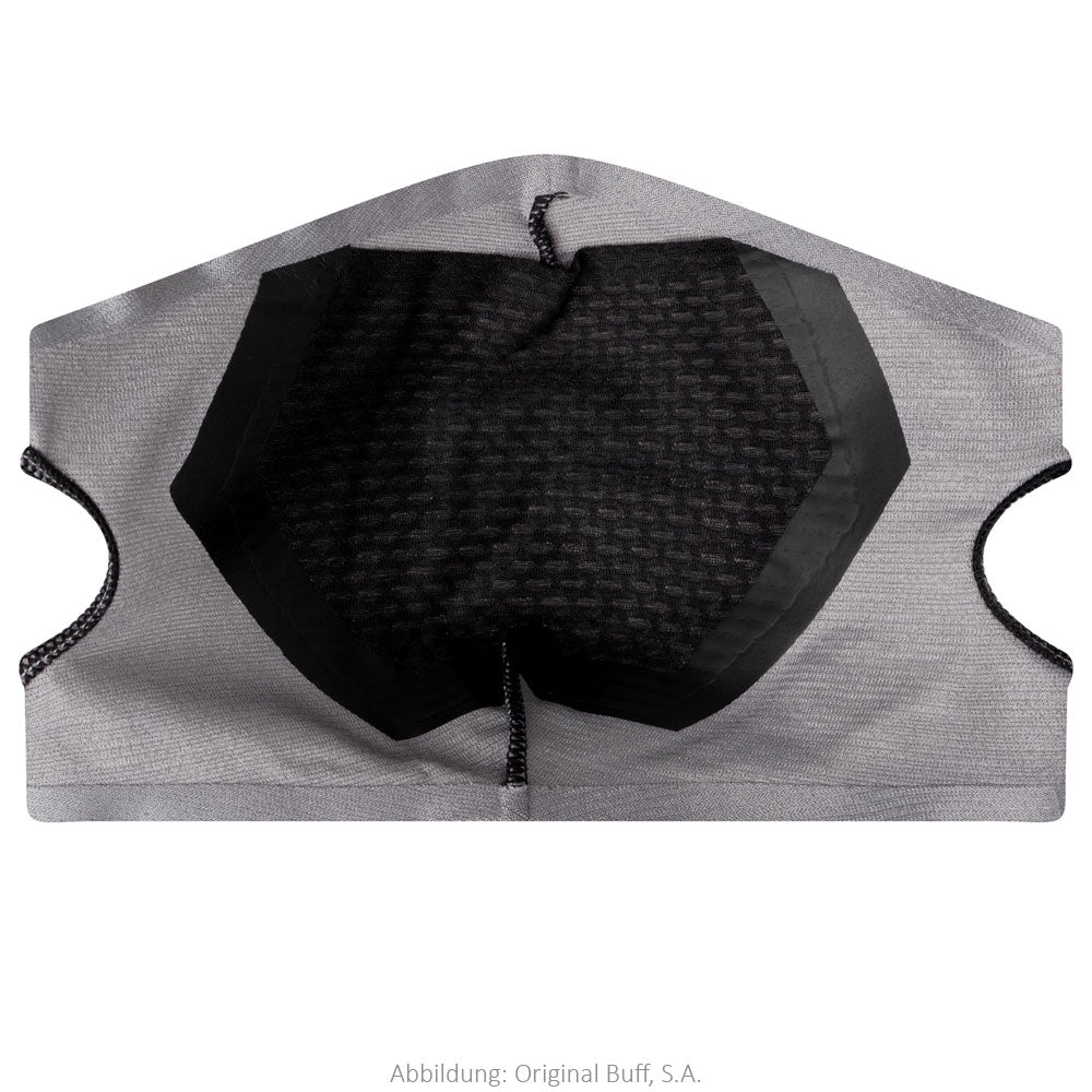 Buff Filter Mask Solid Grey Sedona