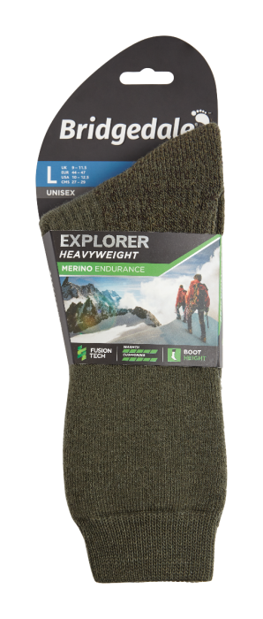 Bridgedale Mens Explorer Heavyweight Merino Performance Sock