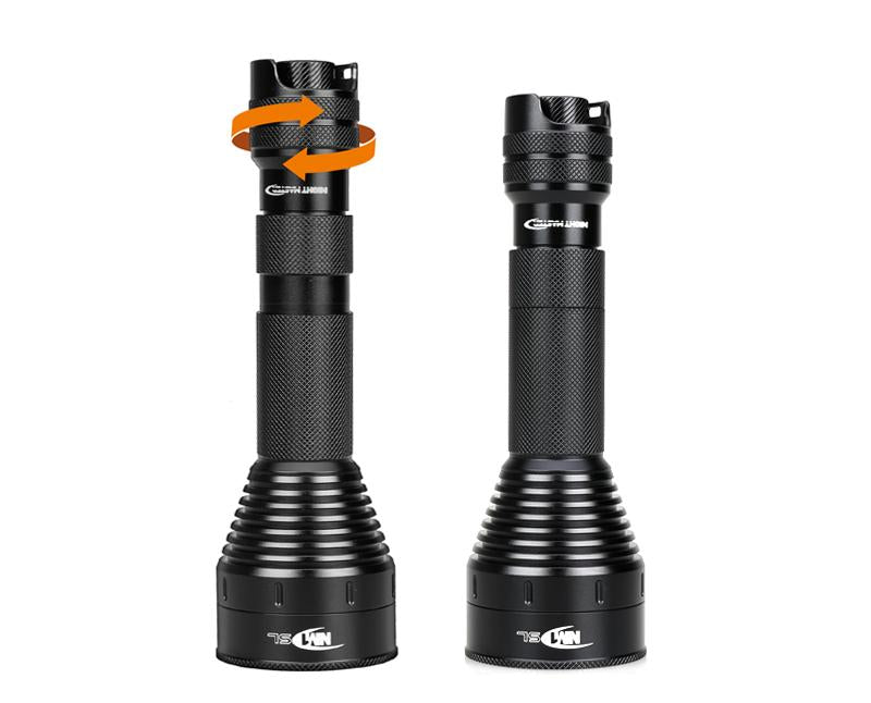Night Master NM1 SL Long Range Hunting Light with Changeable LEDs & Rear Focus