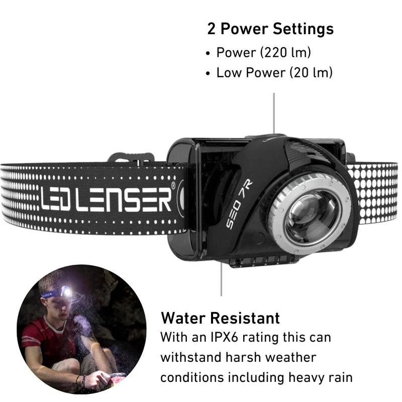 LedLenser SEO7R LED 220lm Headlight