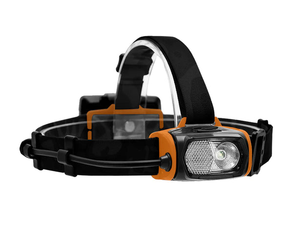 Night Master H1 Dual Colour Rechargeable Head Torch with 400 Lumens