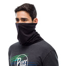 Buff Lightweight Merino Wool Tubular - Solid Black