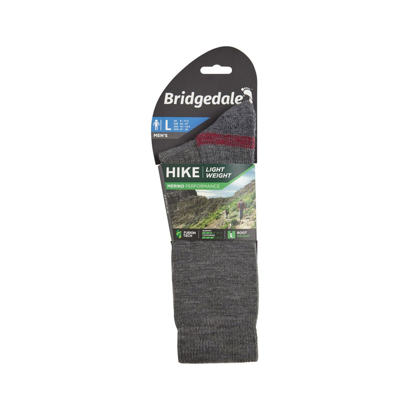 Bridgedale Mens Hike Lightweight Merino Performance Boot Sock