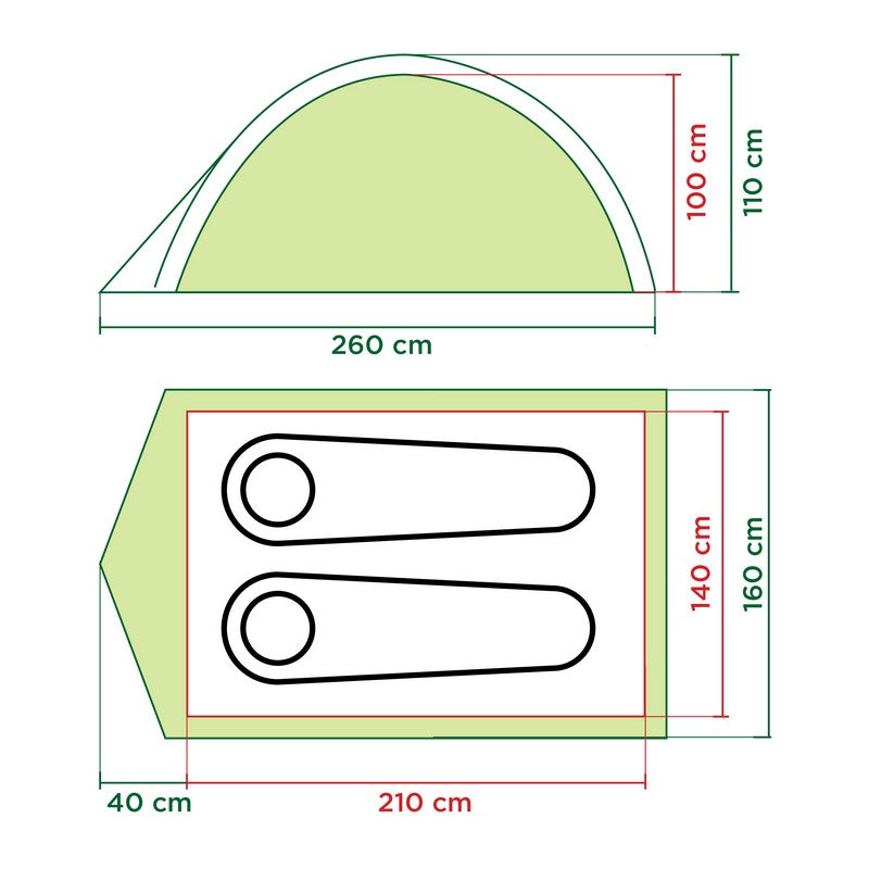 Coleman Darwin 2 - 2 Person Tent