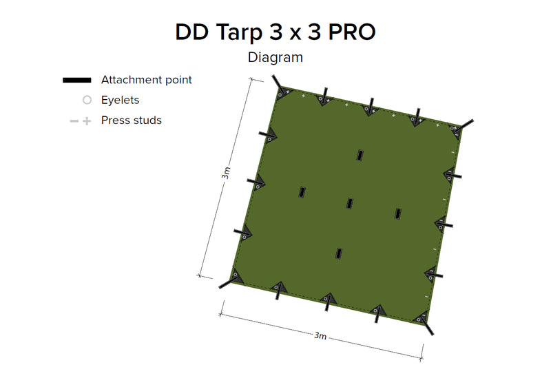 DD Tarp 3x3 - PRO