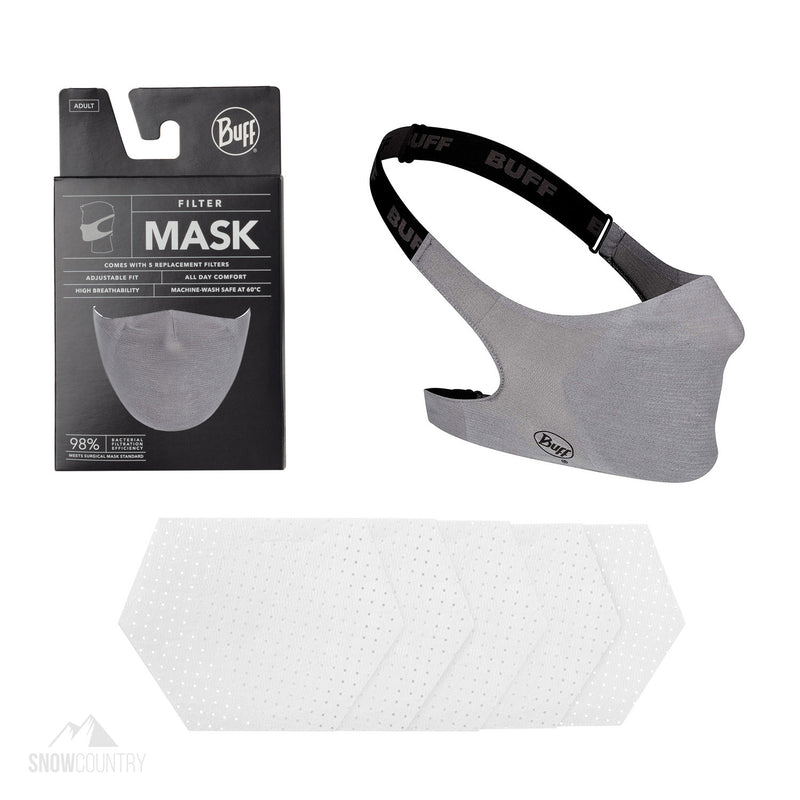 Buff Filter Mask Solid Grey Sedona