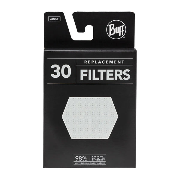 Buff Mask and Tube Filters - 30 Pack