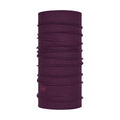 Buff Lightweight Merino Wool Tubular - Purplish Multi Stripes