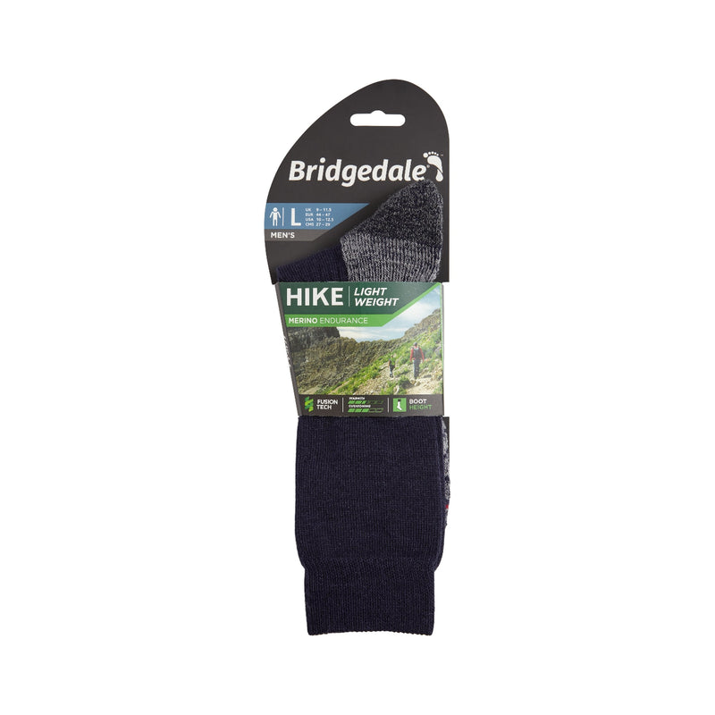 Bridgedale Mens Hike Lightweight Merino Performance Boot Sock
