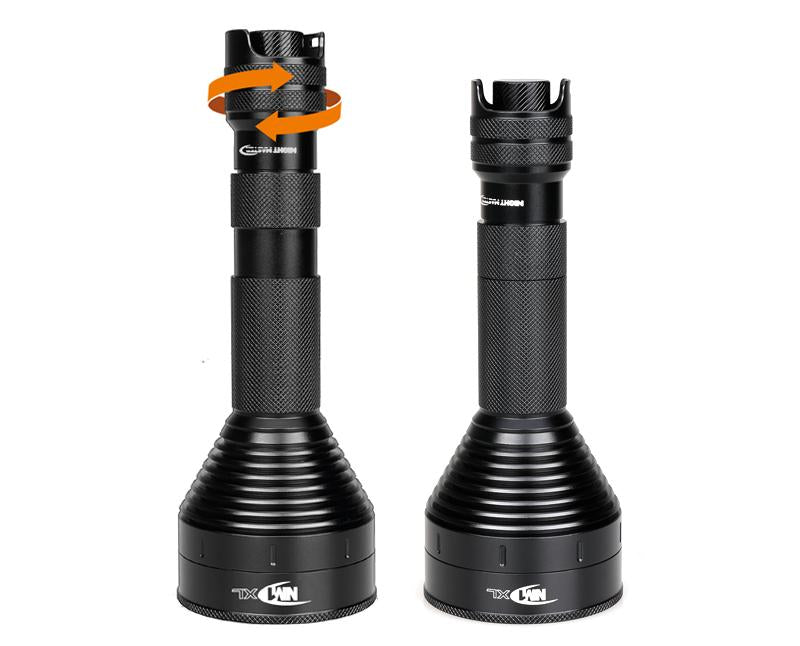 Night Master NM1 XL Long Range Hunting Light with Changeable LEDs & Rear Focus