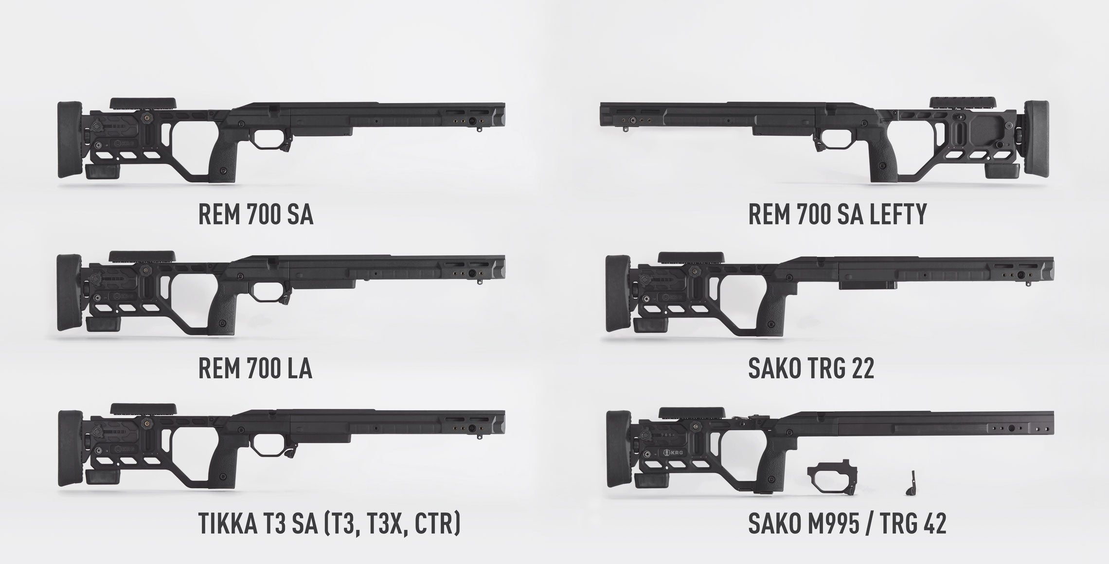 KRG Whiskey-3 Rifle Chassis