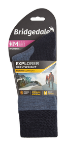 Bridgedale Women's Explorer Heavyweight Merino Comfort Boot Sock